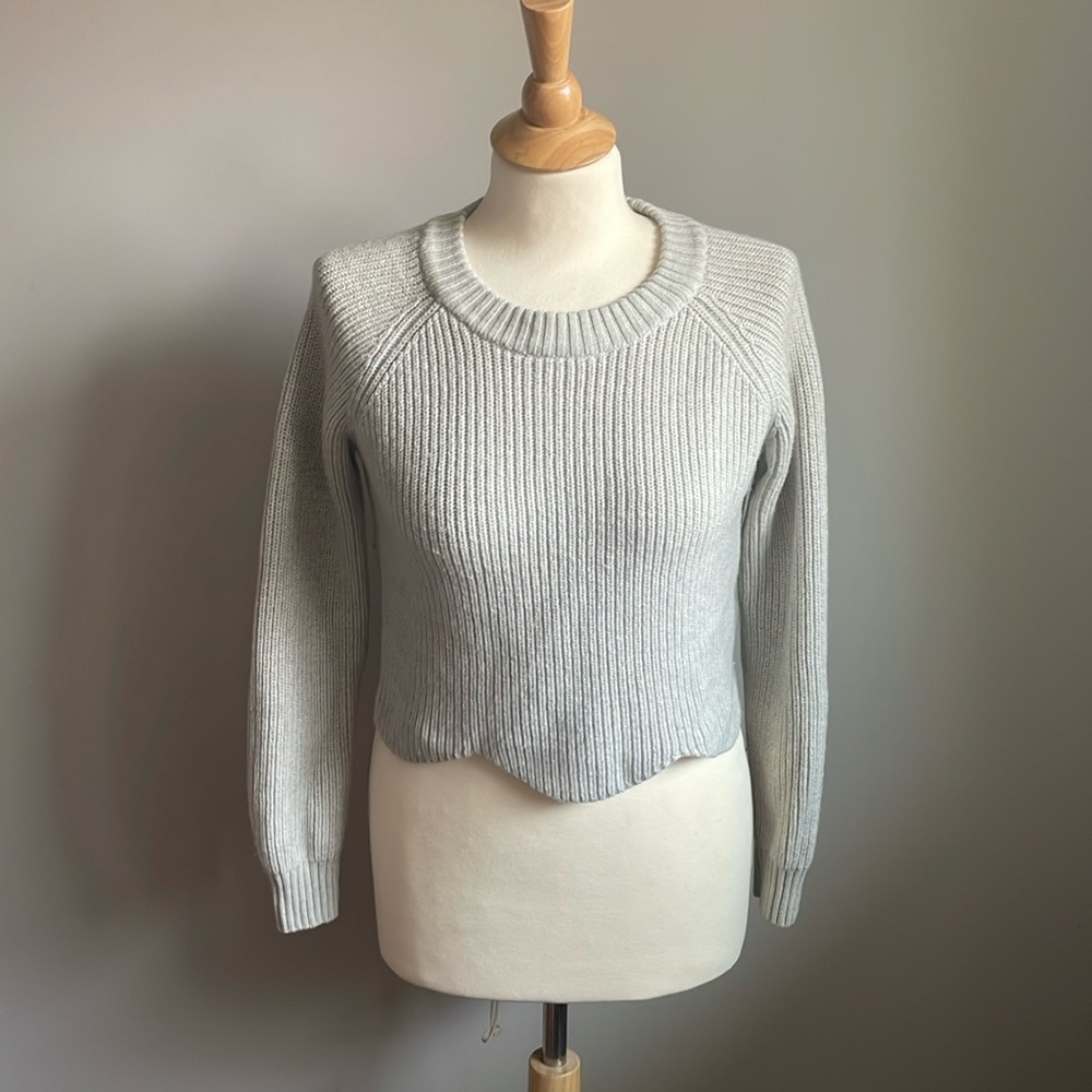 Wilfred Sardou Sweater - Cropped 100% Merino Wool